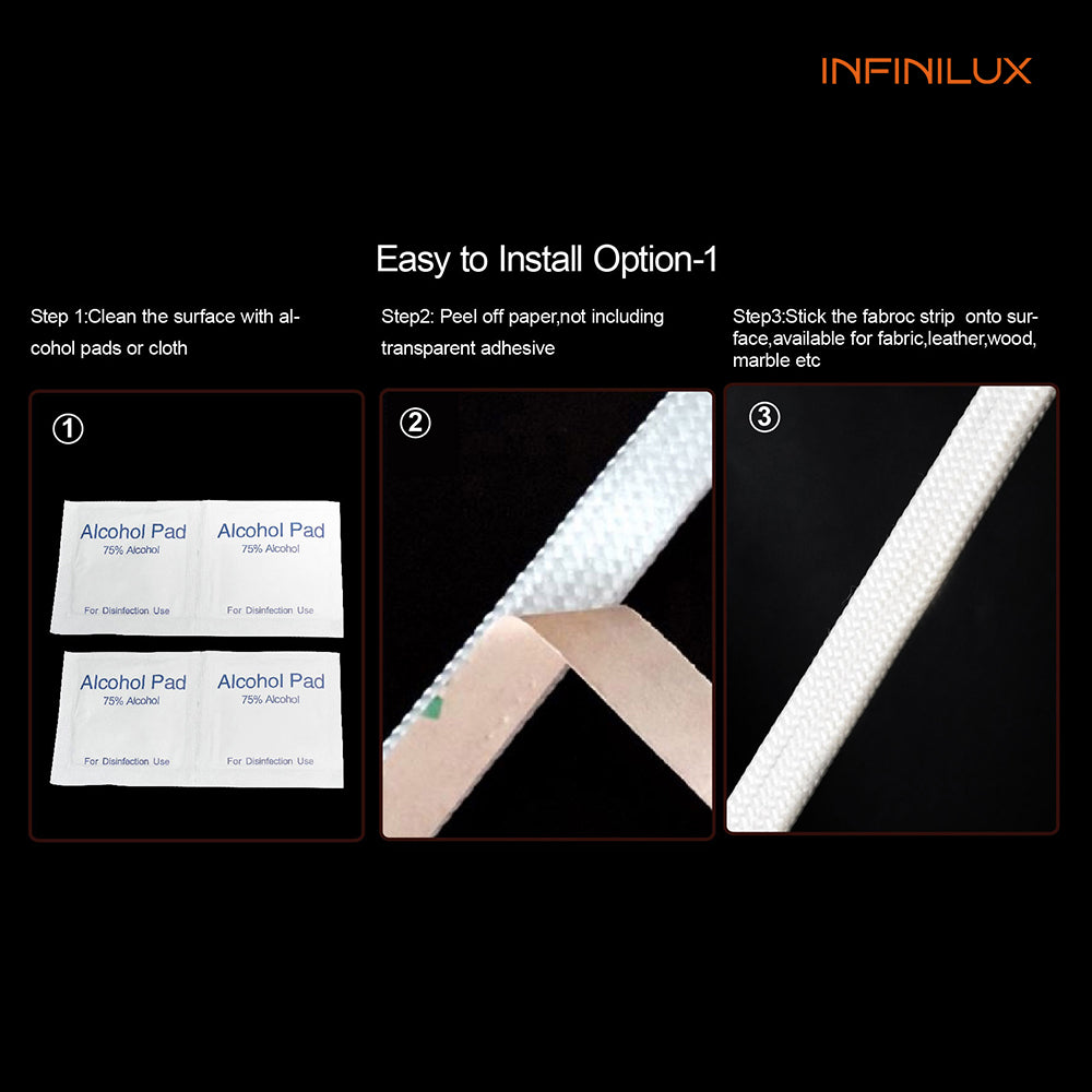 INFINILUX Fabric COB LED Strip Lights,Super Bright 5V USB COB Tape Light 3.28ft/1m 3000K Warm White,CRI90+ Flexible TV Backlights,for Mirrors,Under Cabinet,Home DIY Projects